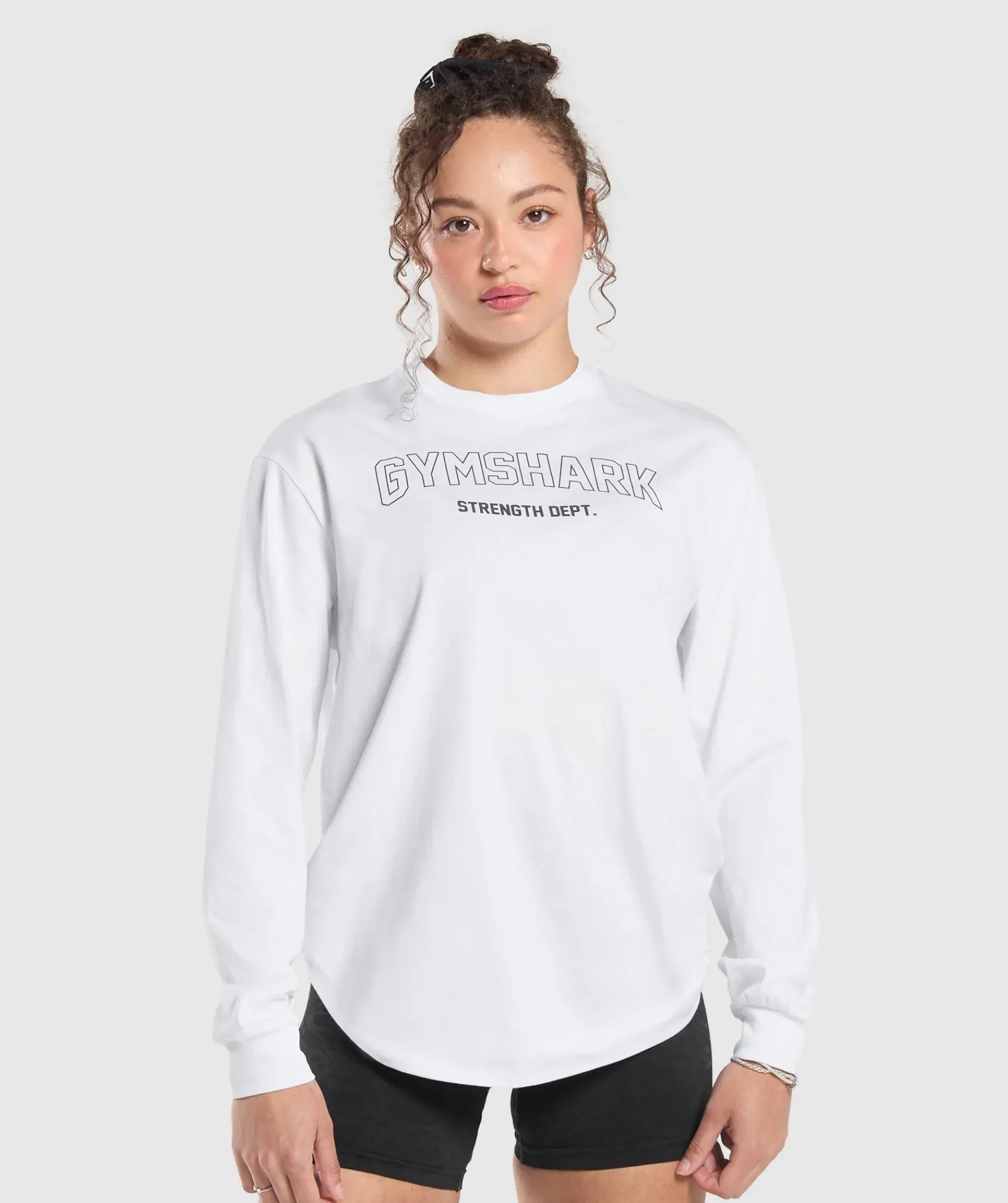 DAMES Gymshark Bedekkende Sportkleding|T-shirts*Strength Department Long Sleeve Skater