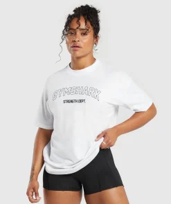 DAMES Gymshark Bedekkende Sportkleding|T-shirts*Strength Department Oversized T-Shirt