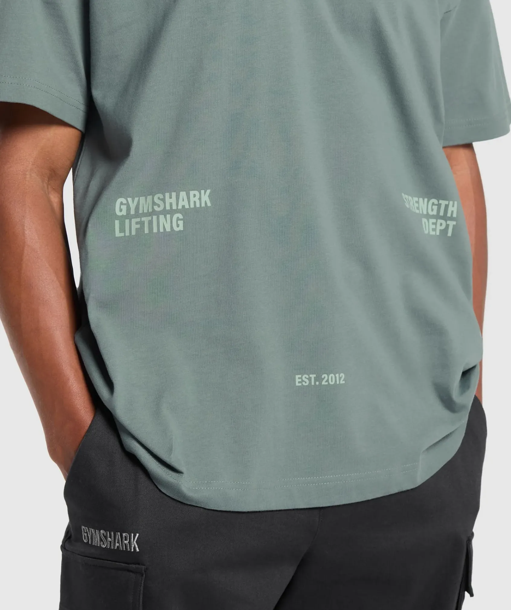 Heren Gymshark T-shirts*Strength Dept Graphic T-Shirt