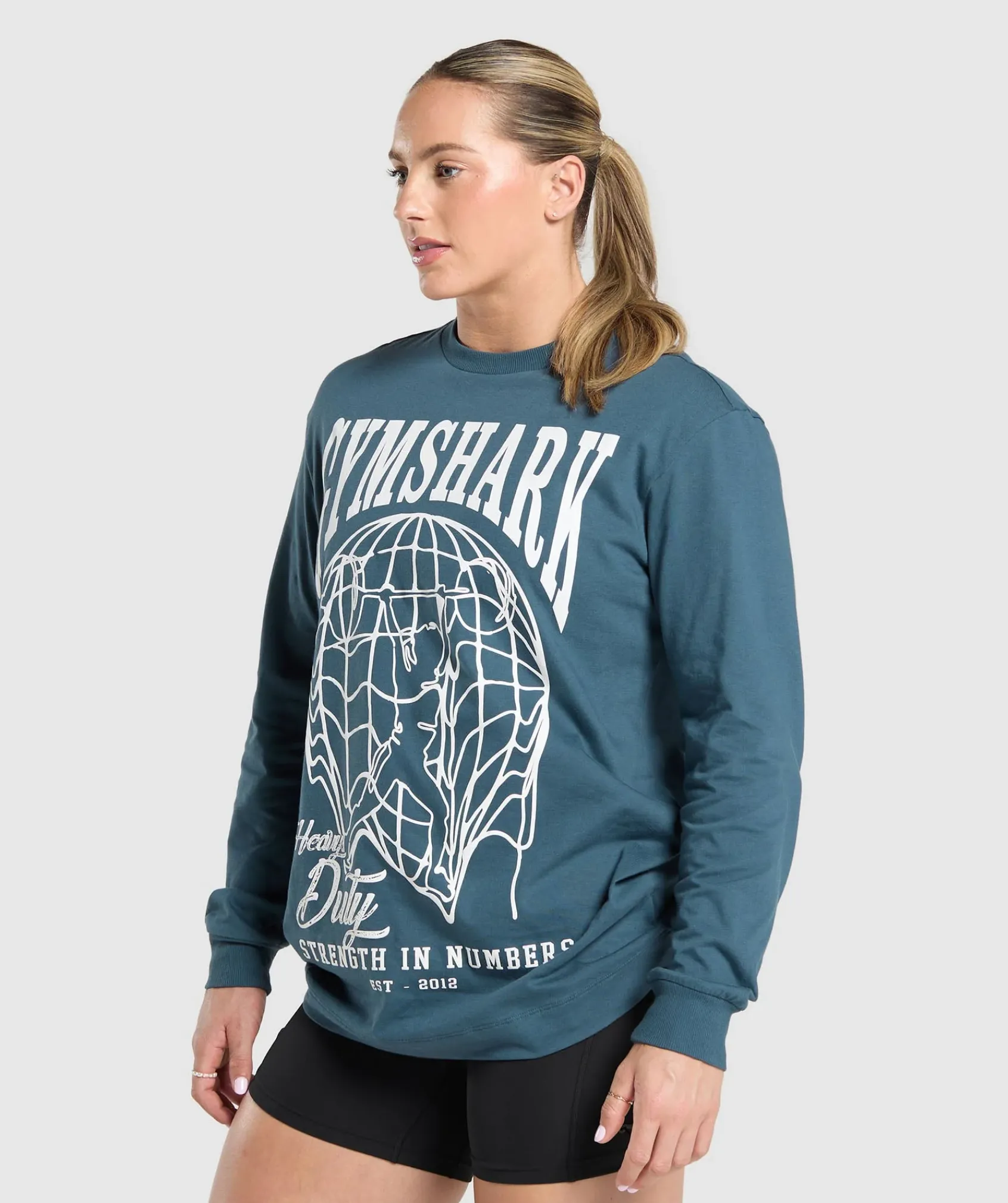 DAMES Gymshark T-shirts*Strength In Numbers Long Sleeve Top