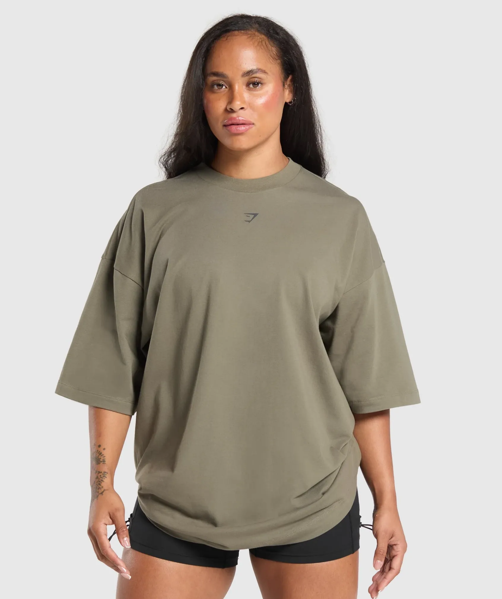 DAMES Gymshark Bedekkende Sportkleding|T-shirts*Strength In Numbers Oversized T-Shirt