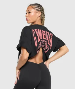 DAMES Gymshark Bedekkende Sportkleding|T-shirts*Strength In Numbers Oversized T-Shirt