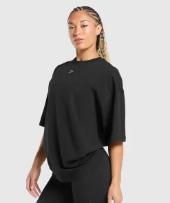 DAMES Gymshark Bedekkende Sportkleding|T-shirts*Strength In Numbers Oversized T-Shirt