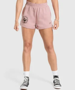 DAMES Gymshark Shorts*Strong Girl Lifting Club Graphic Shorts