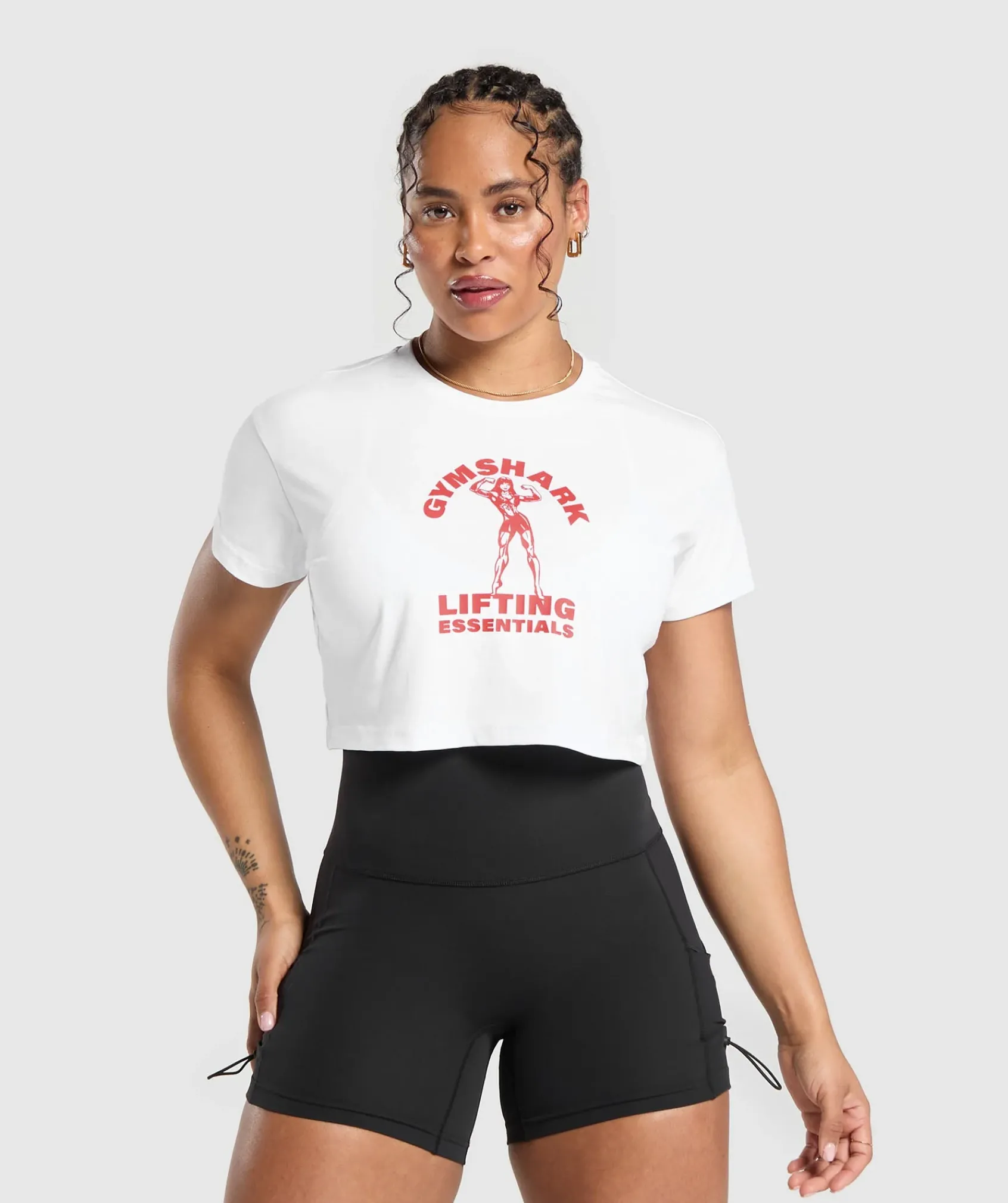 DAMES Gymshark Croptops|T-shirts*Strong Women Crop Top
