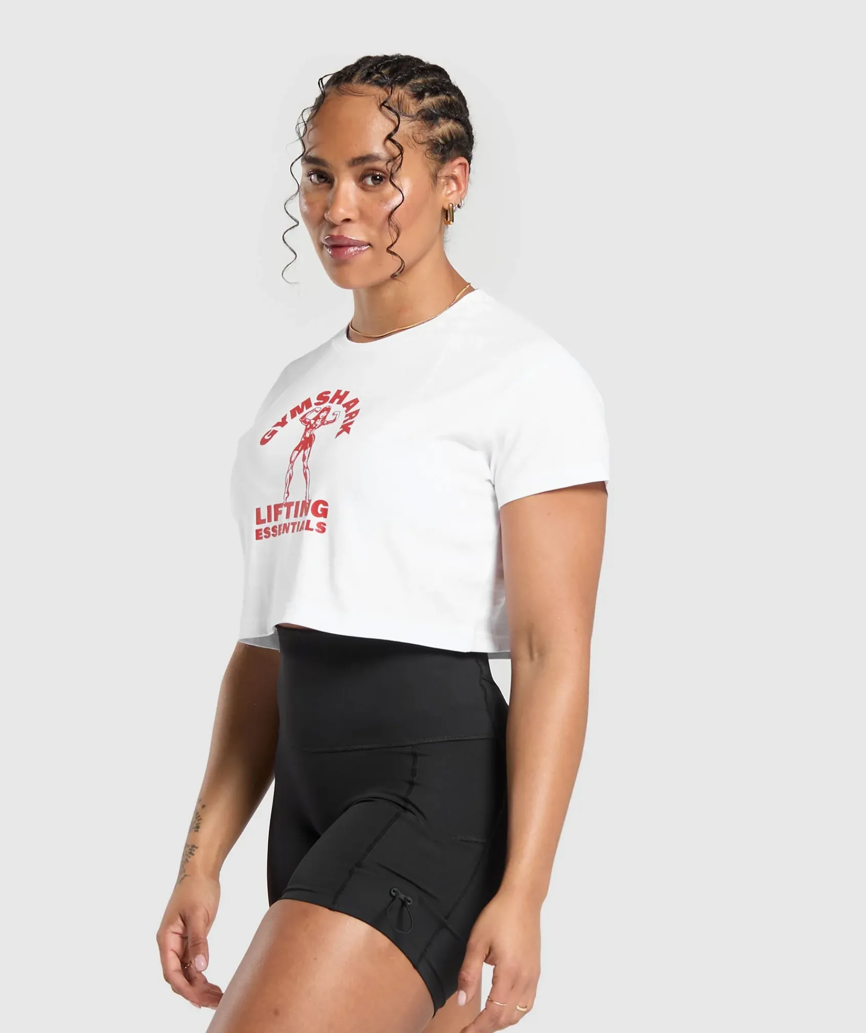 DAMES Gymshark Croptops|T-shirts*Strong Women Crop Top