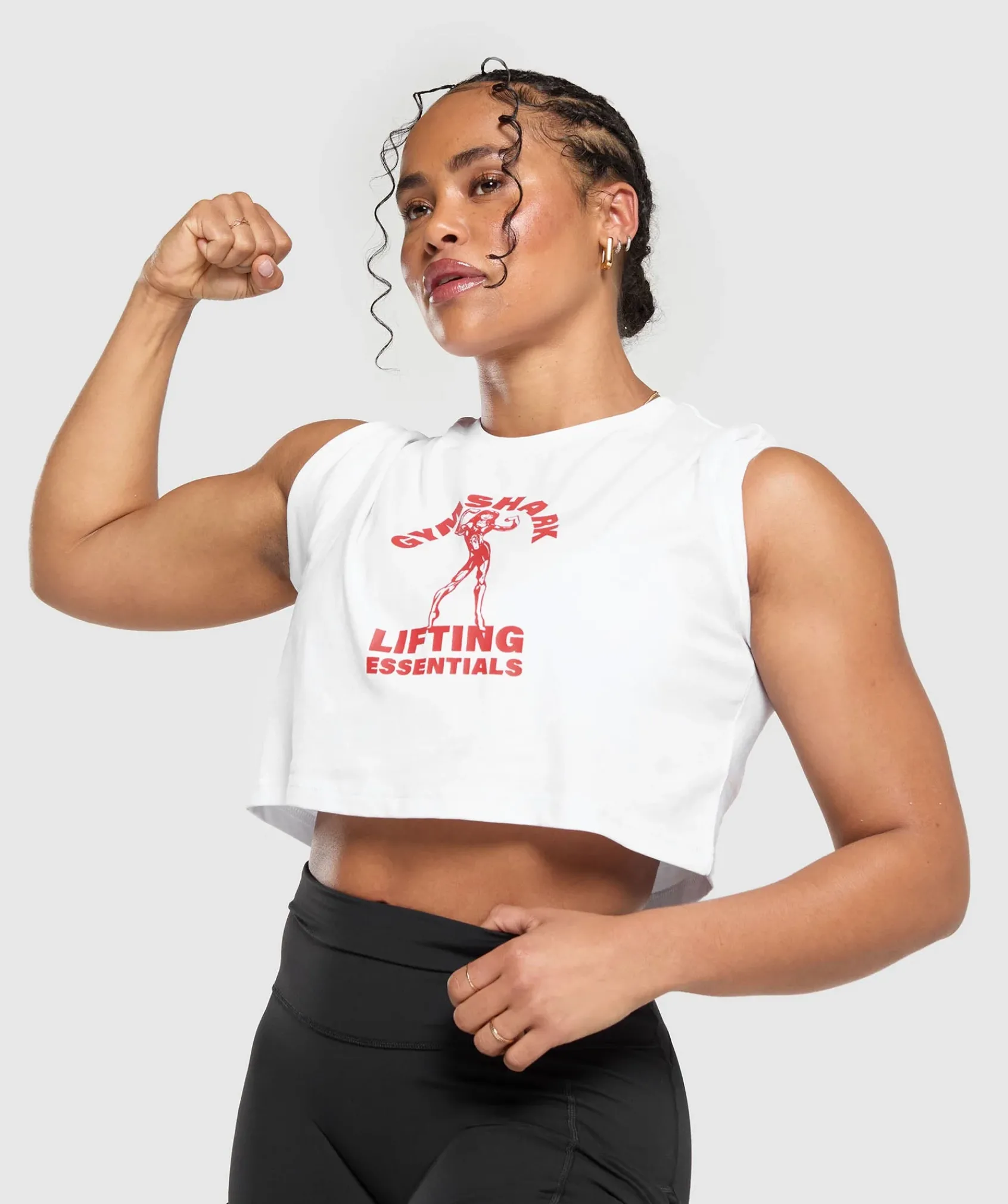 DAMES Gymshark Croptops|T-shirts*Strong Women Crop Top