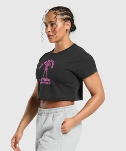 DAMES Gymshark Croptops|T-shirts*Strong Women Crop Top