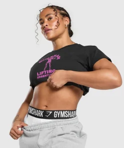 DAMES Gymshark Croptops|T-shirts*Strong Women Crop Top