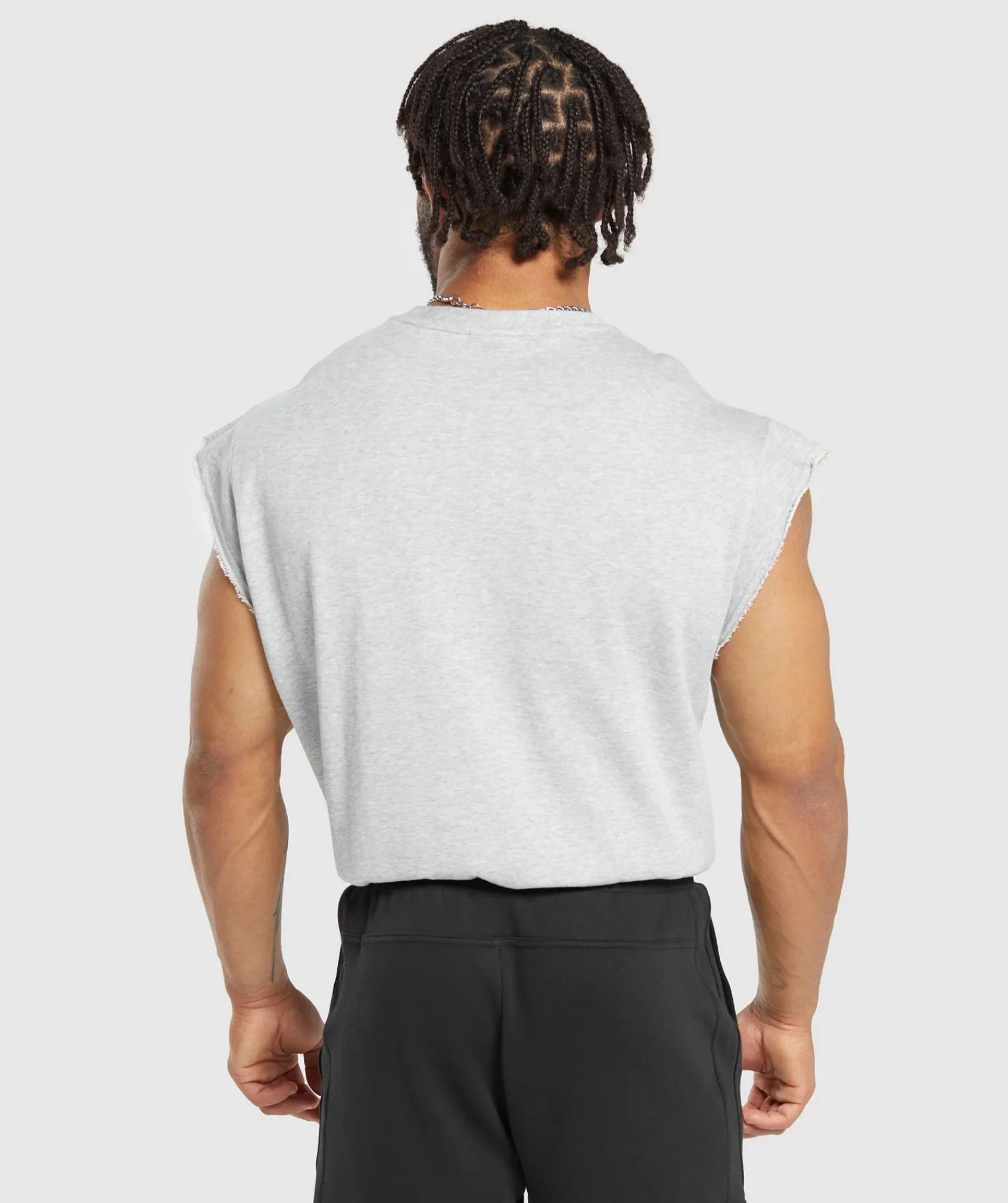 Heren Gymshark Tanktops|T-shirts*Super Natural Cut Off Tank