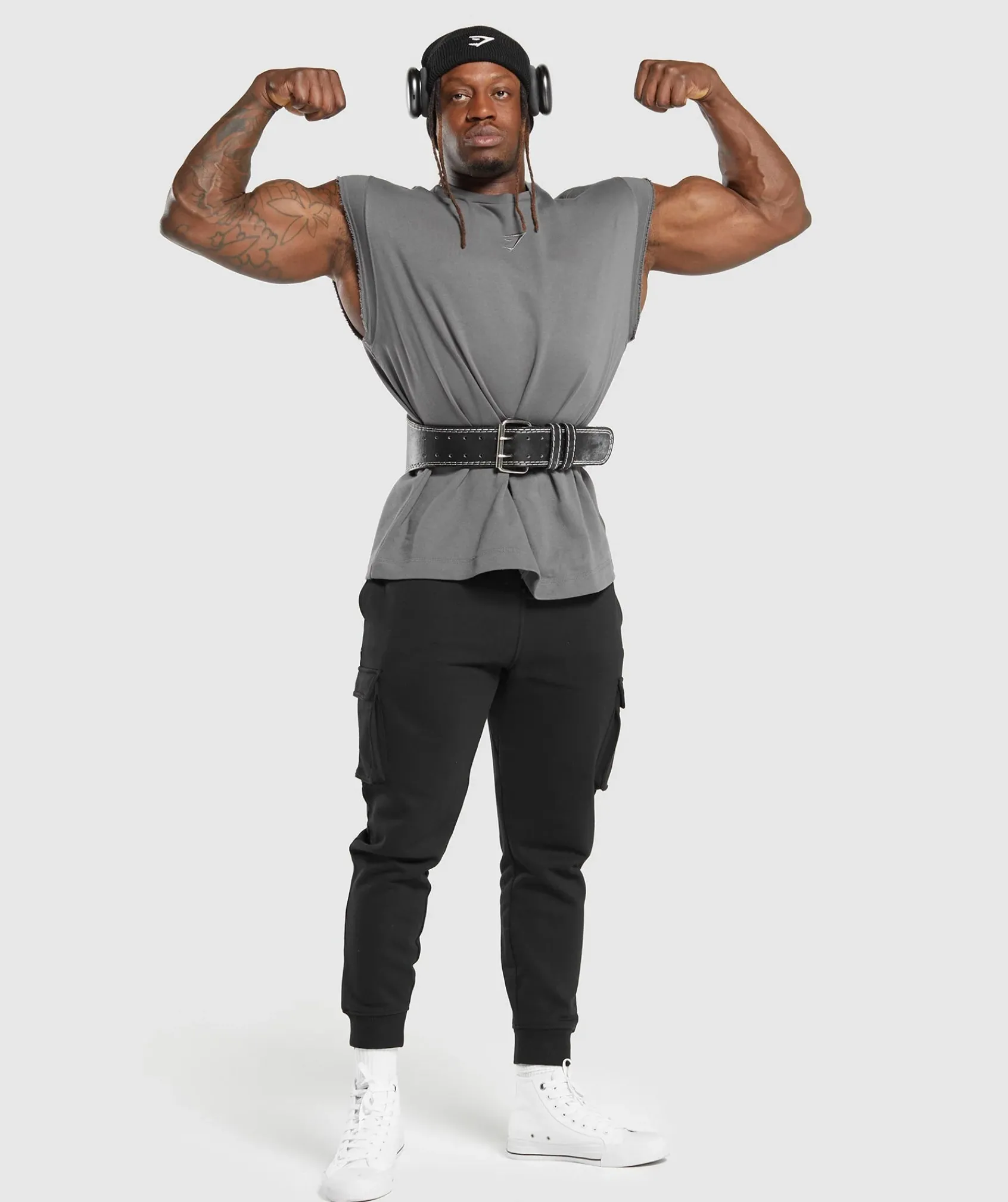 Heren Gymshark Tanktops|T-shirts*Super Natural Cut Off Tank