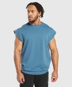 Heren Gymshark Tanktops|T-shirts*Super Natural Cut Off Tank