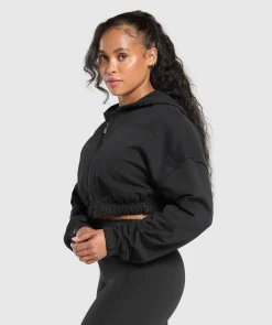 DAMES Gymshark Hoodies & Truien*Superset Crop Zip Hoodie