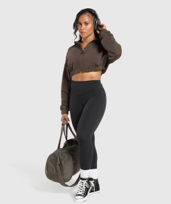 DAMES Gymshark Hoodies & Truien*Superset Crop Zip Hoodie