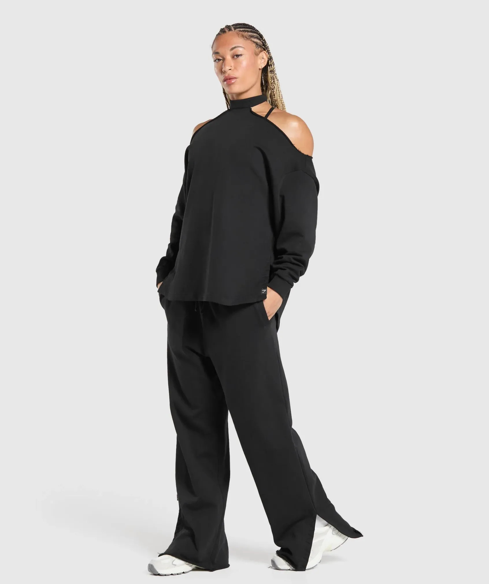 DAMES Gymshark Hoodies & Truien|T-shirts*Superset Longline Sweatshirt