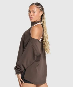 DAMES Gymshark Hoodies & Truien|T-shirts*Superset Longline Sweatshirt