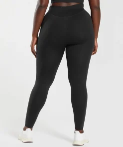 DAMES Gymshark Leggings|Zwarte Leggings*Sweat Seamless Leggings