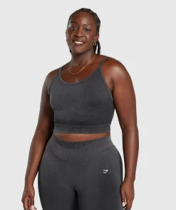 DAMES Gymshark Croptops|Tanktops*Sweat Seamless Washed Midi Tank