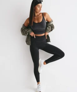 DAMES Gymshark Croptops|Tanktops*Sweat Seamless Washed Midi Tank