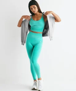 DAMES Gymshark Croptops|Tanktops*Sweat Seamless Washed Midi Tank
