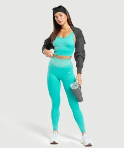 DAMES Gymshark Croptops|Tanktops*Sweat Seamless Washed Midi Tank