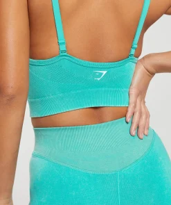 DAMES Gymshark Croptops|Tanktops*Sweat Seamless Washed Midi Tank
