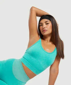 DAMES Gymshark Croptops|Tanktops*Sweat Seamless Washed Midi Tank
