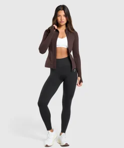 DAMES Gymshark Bedekkende Sportkleding|Sportjacks*Sweat Seamless Zip Up Jacket