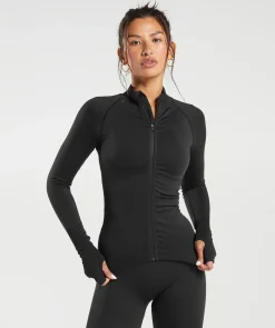 DAMES Gymshark Bedekkende Sportkleding|Sportjacks*Sweat Seamless Zip Up Jacket