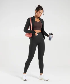 DAMES Gymshark Bedekkende Sportkleding|Sportjacks*Sweat Seamless Zip Up Jacket