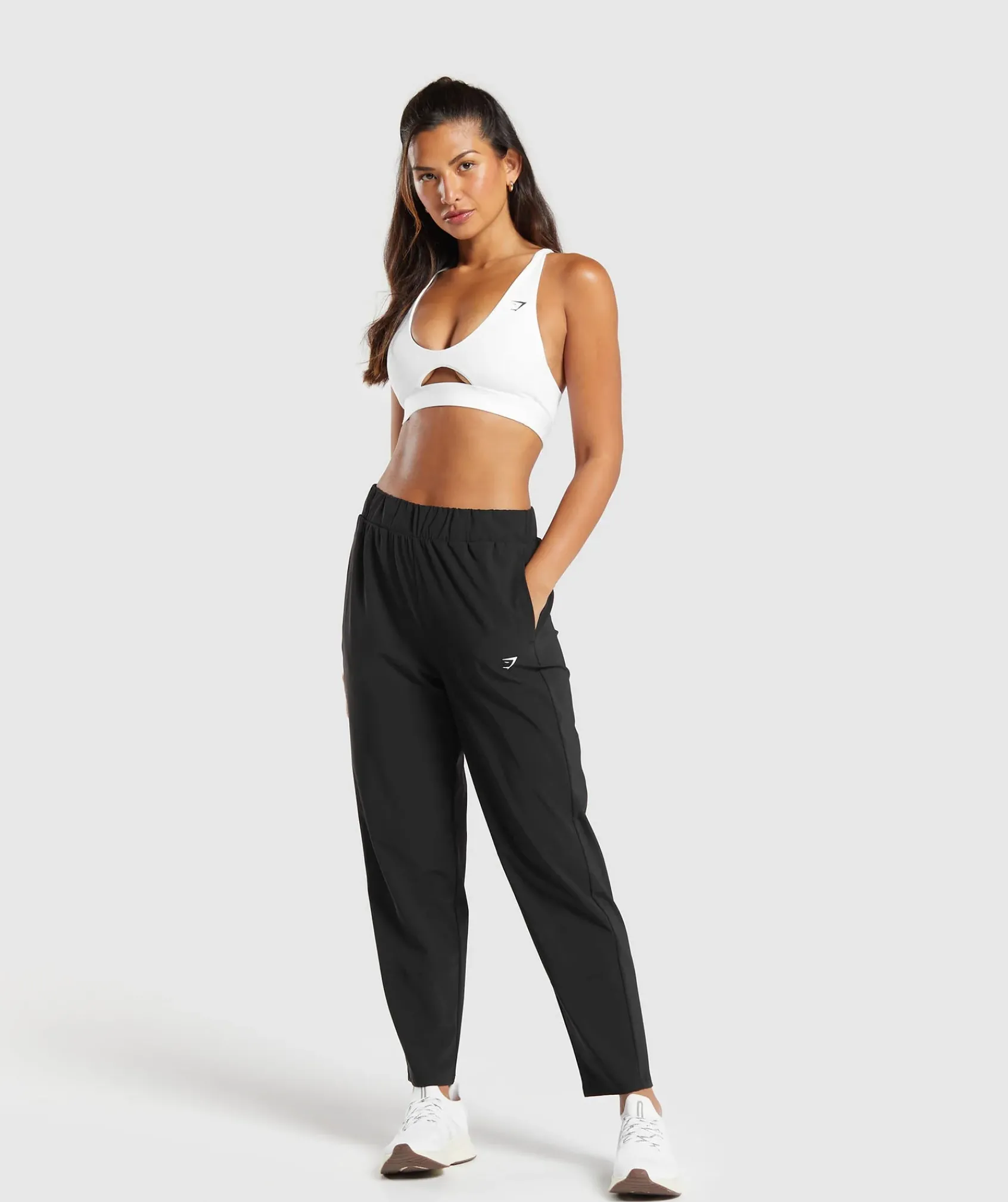 DAMES Gymshark Bedekkende Sportkleding|Joggingbroeken*Tapered Woven Pants