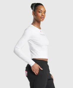 DAMES Gymshark T-shirts*Tattoo Midi Long Sleeve T-Shirt