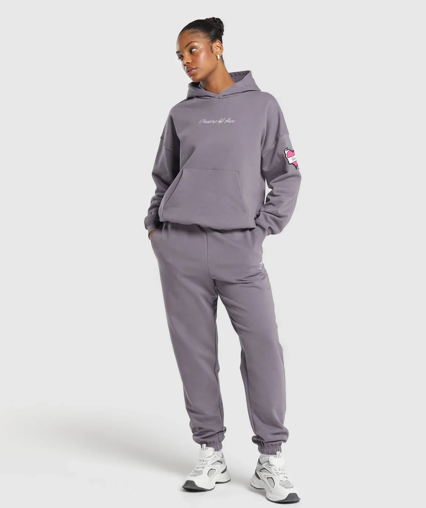 DAMES Gymshark Hoodies & Truien*Tattoo Oversized Hoodie