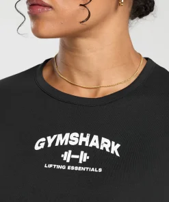 DAMES Gymshark Croptops|T-shirts*Team GS Baby Tee