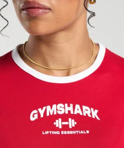DAMES Gymshark Croptops|T-shirts*Team GS Baby Tee