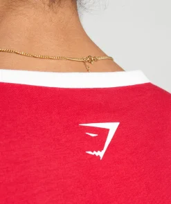 DAMES Gymshark Croptops|T-shirts*Team GS Baby Tee