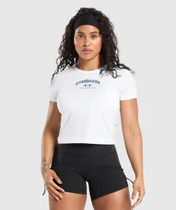 DAMES Gymshark Croptops|T-shirts*Team GS Baby Tee