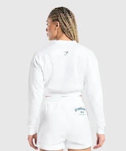 DAMES Gymshark Hoodies & Truien*Team GS Cropped Sweatshirt