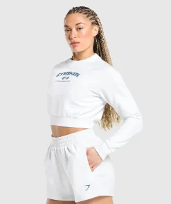DAMES Gymshark Hoodies & Truien*Team GS Cropped Sweatshirt