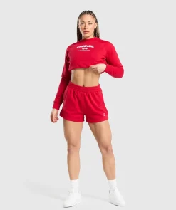 DAMES Gymshark Hoodies & Truien*Team GS Cropped Sweatshirt