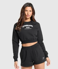DAMES Gymshark Hoodies & Truien*Team GS Cropped Sweatshirt