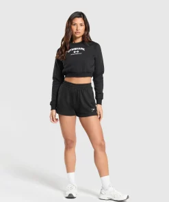 DAMES Gymshark Hoodies & Truien*Team GS Cropped Sweatshirt