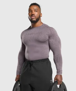 Heren Gymshark T-shirts*Tectonic Long Sleeve T-Shirt