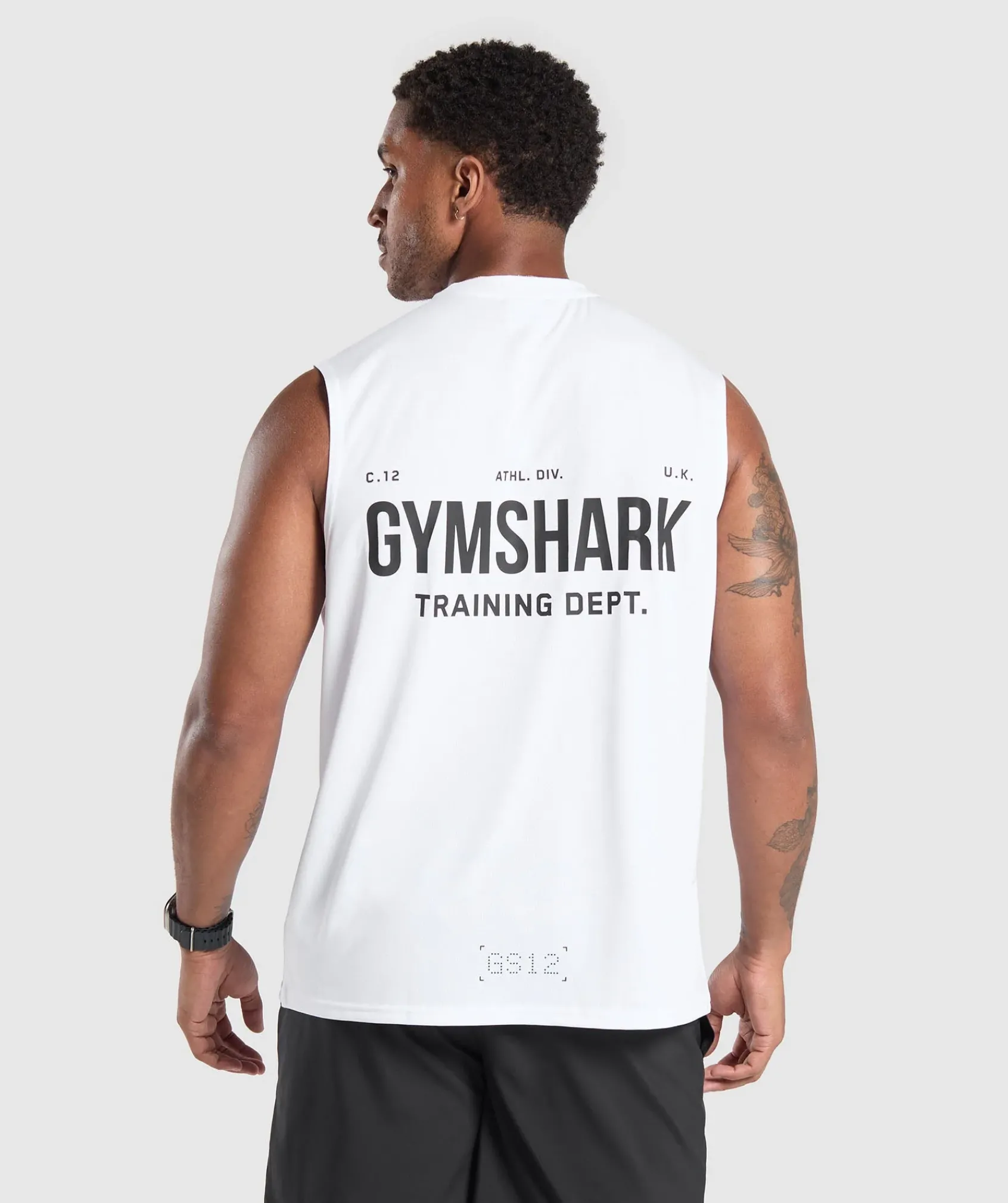 Heren Gymshark Tanktops*Training Department Cut Off Tank