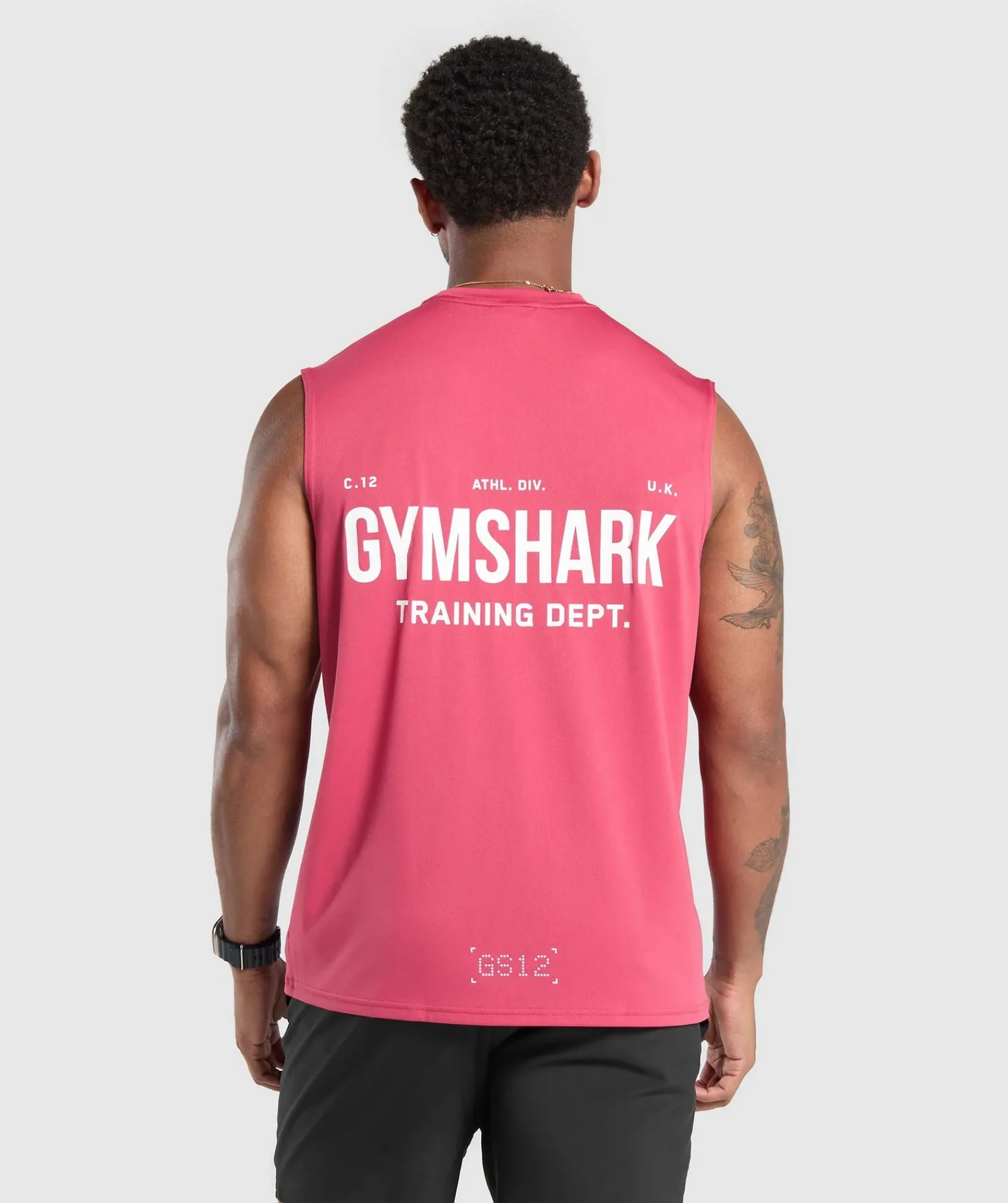Heren Gymshark Tanktops*Training Department Cut Off Tank