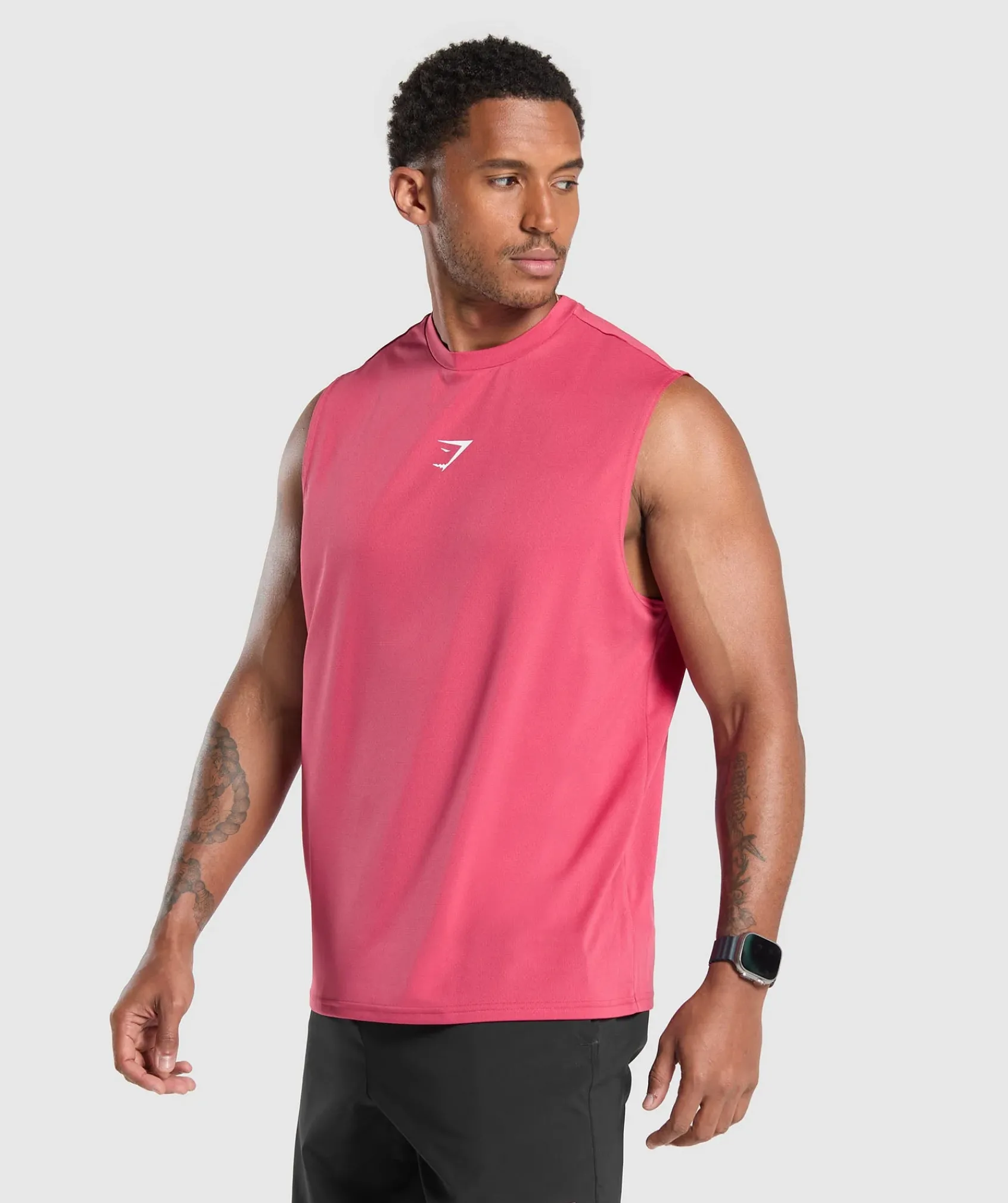 Heren Gymshark Tanktops*Training Department Cut Off Tank
