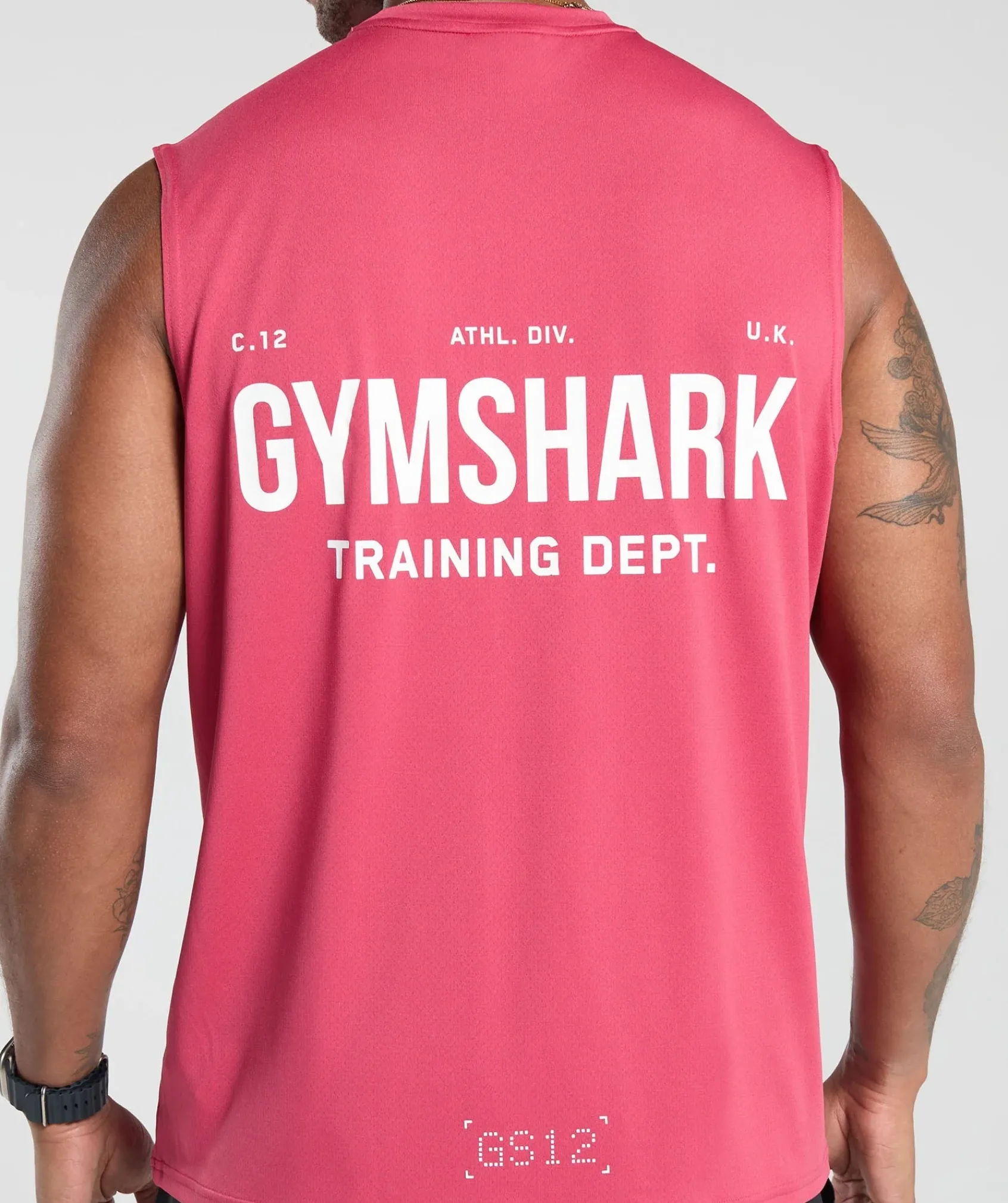 Heren Gymshark Tanktops*Training Department Cut Off Tank