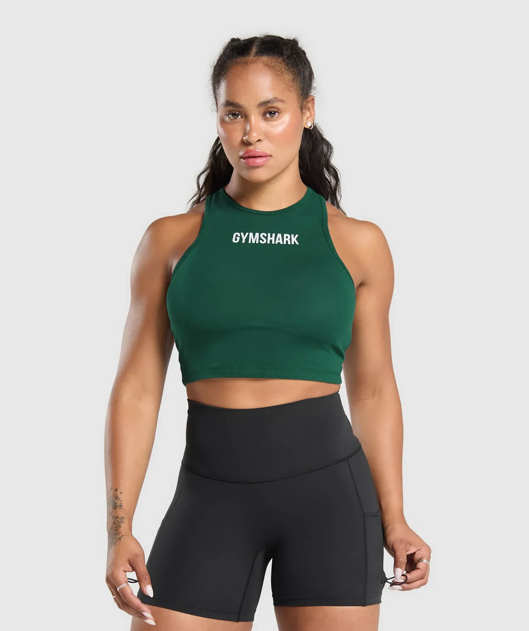 DAMES Gymshark Croptops|Tanktops*Training Department Graphic Cropped Tank