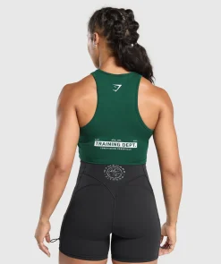 DAMES Gymshark Croptops|Tanktops*Training Department Graphic Cropped Tank
