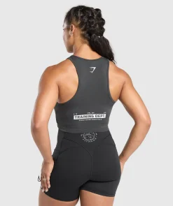 DAMES Gymshark Croptops|Tanktops*Training Department Graphic Cropped Tank